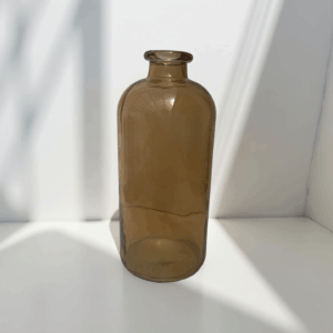 Flaschen Vase braun
