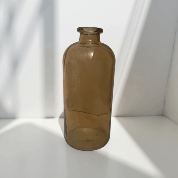 Flaschen Vase braun