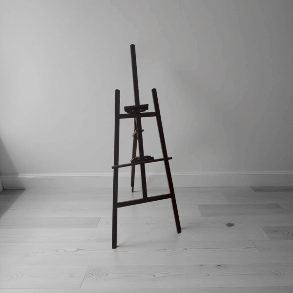Staffelei dunkel braun Holz