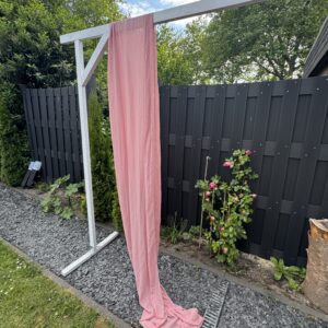 Traubogen Stoff zart Rosa