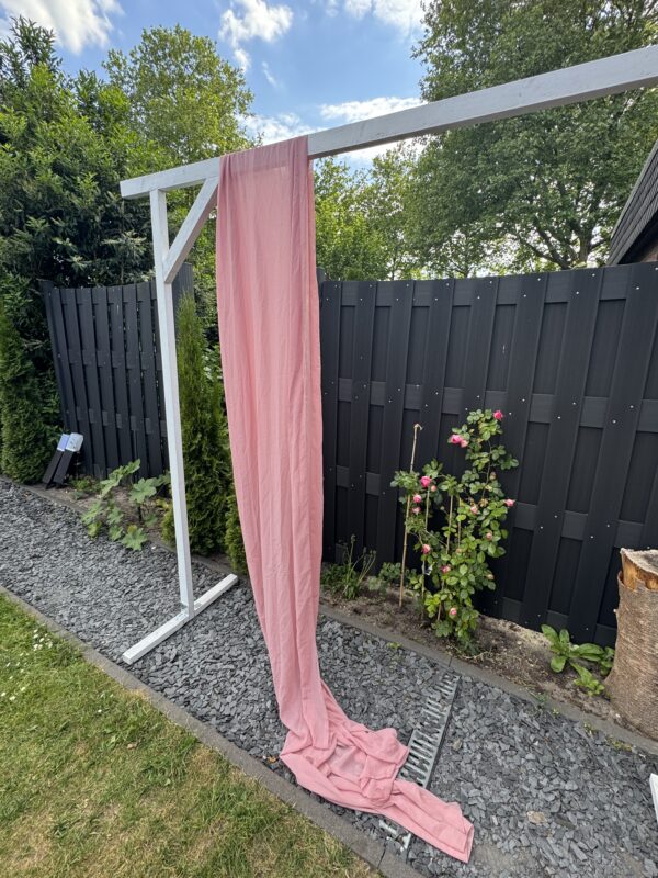 Traubogen Stoff zart Rosa