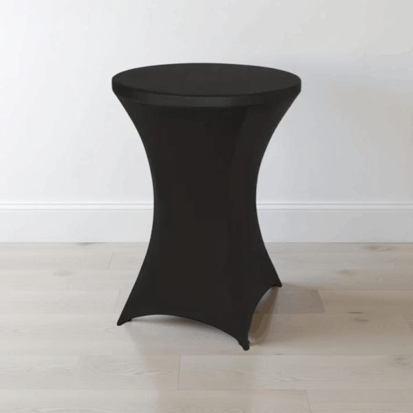 Stehtisch Hussen schwarz 80 cm