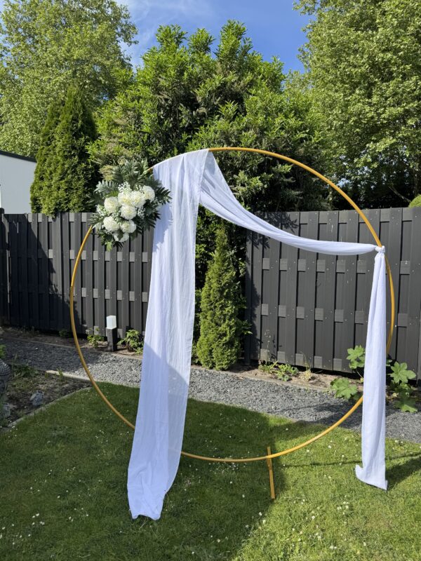 Traubogen rund gold