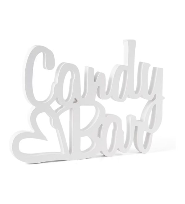 Candybar Dekoschriftzug